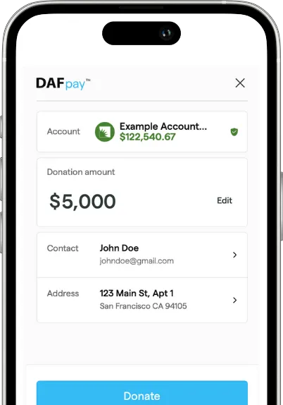DAFpay suggested amount