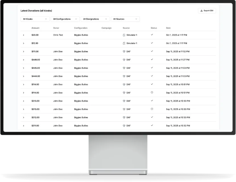 DAF payment flow