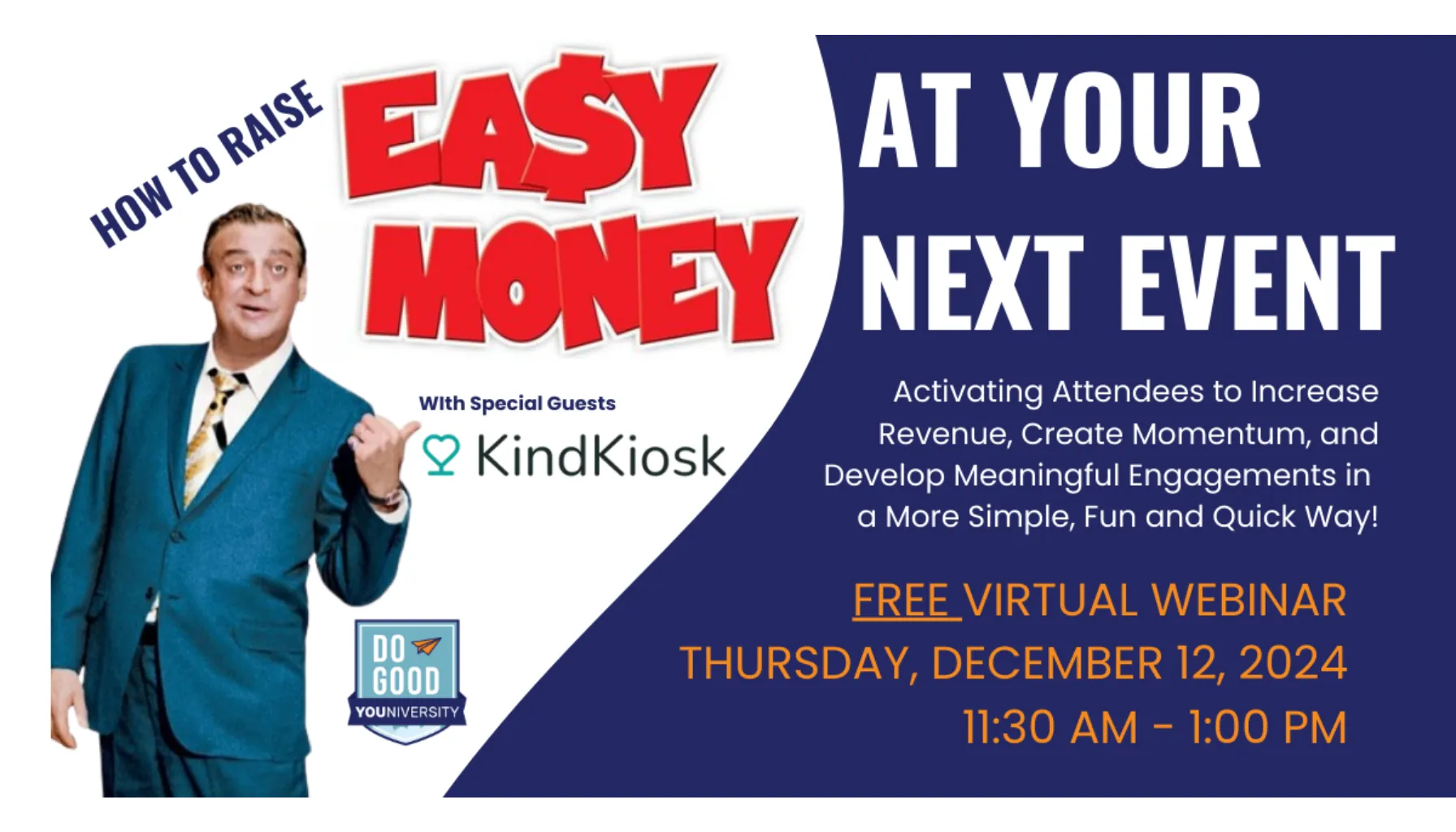 Webinar: How to Raise Easy Money at Your Next Event!