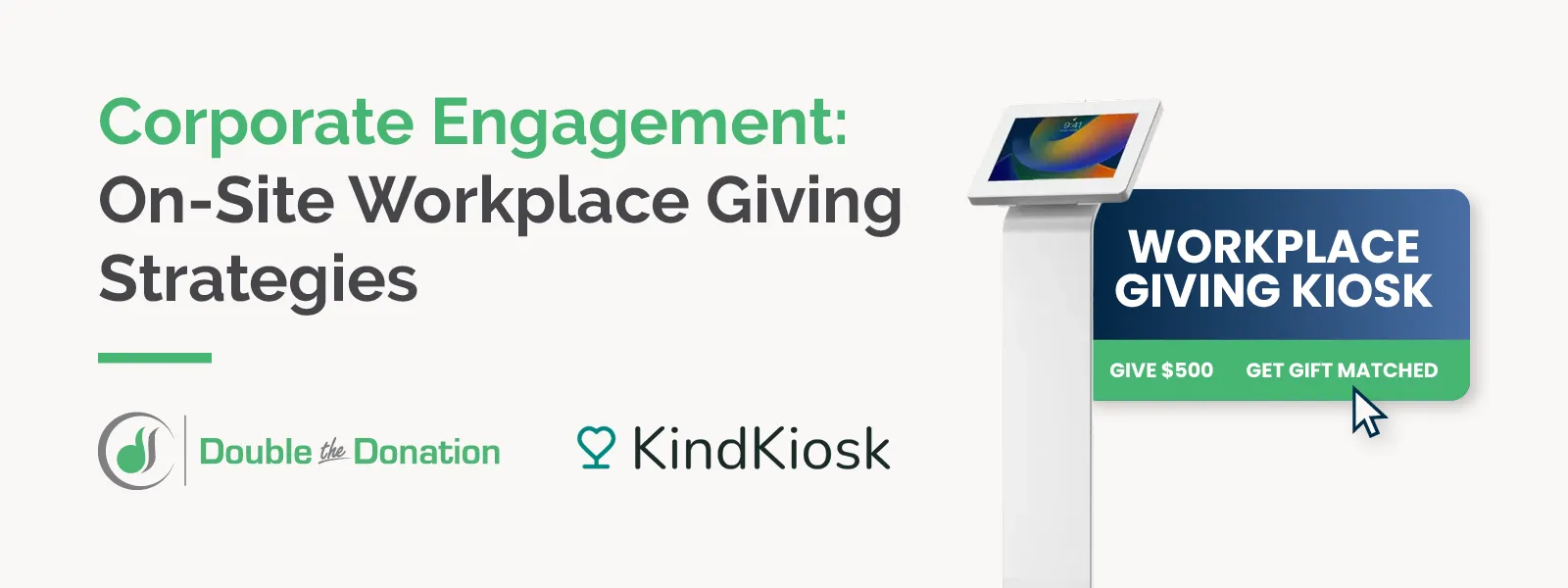 Corporate Engagement: On-Site Workplace Giving Strategies