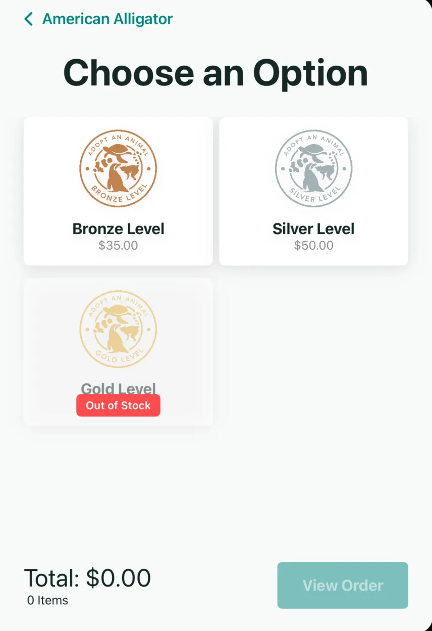 Sold Out Inventory