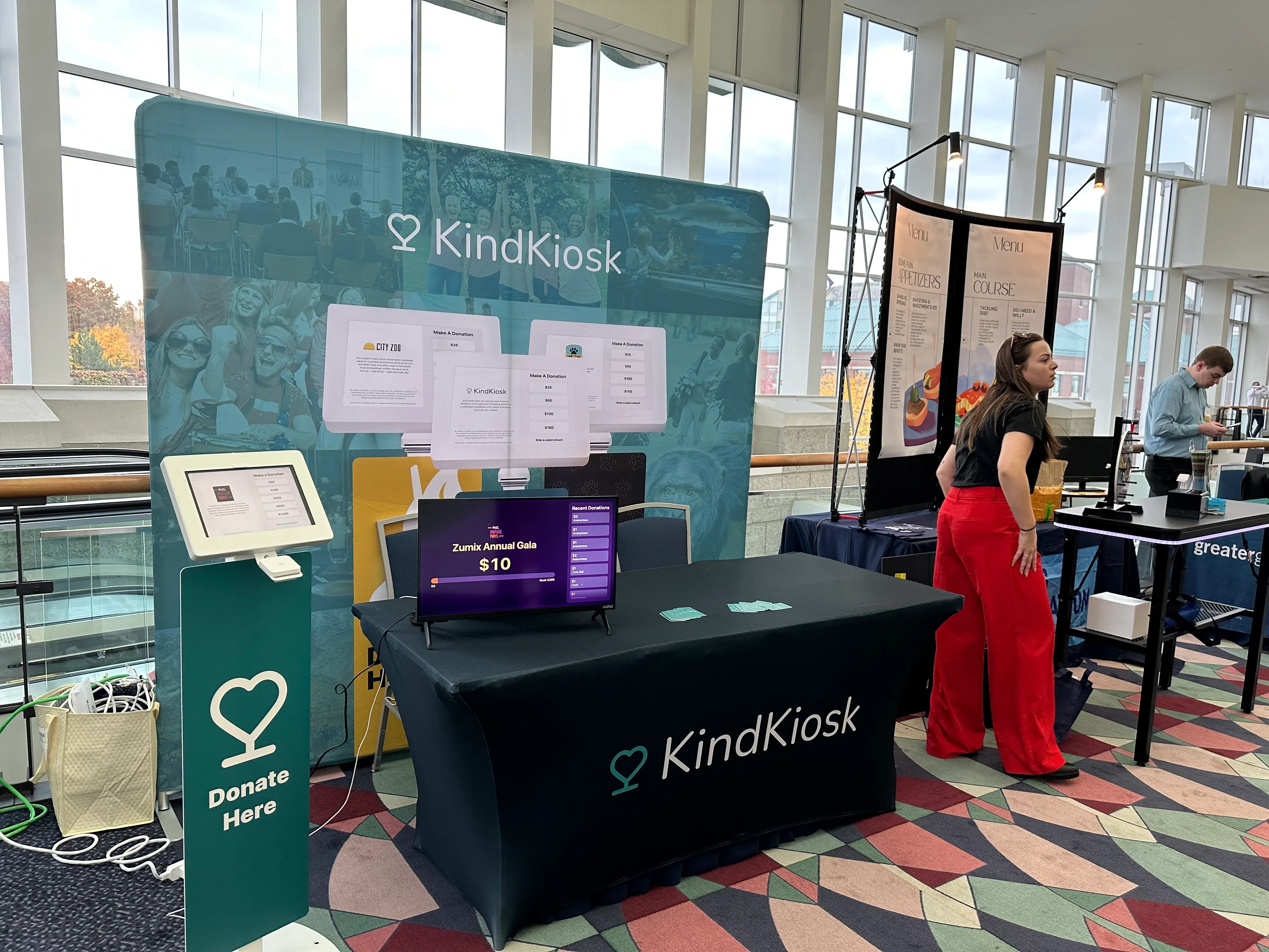 Kind Kiosk Booth at MNN