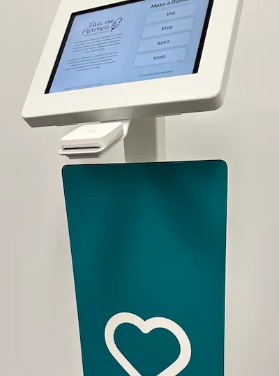 Kiosk Card Reader Shelf