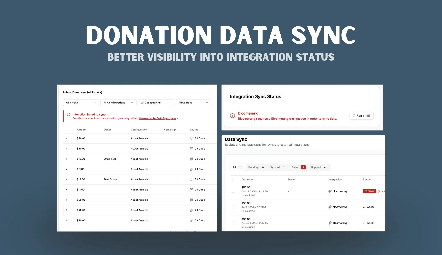 Donation Data Sync