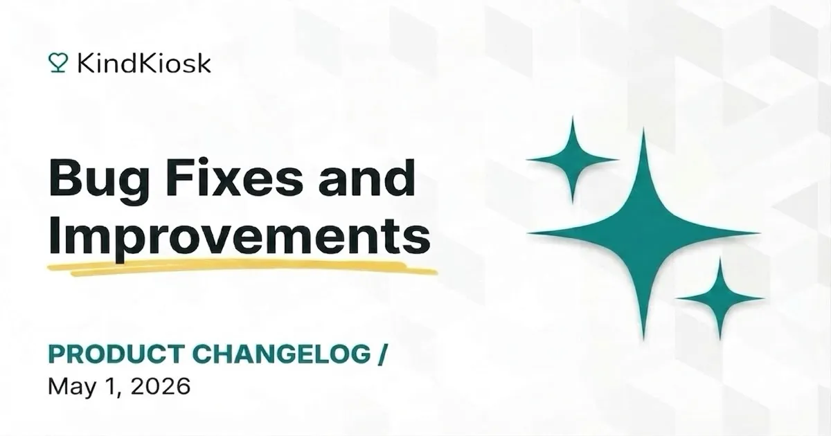 Bug Fixes and Improvements