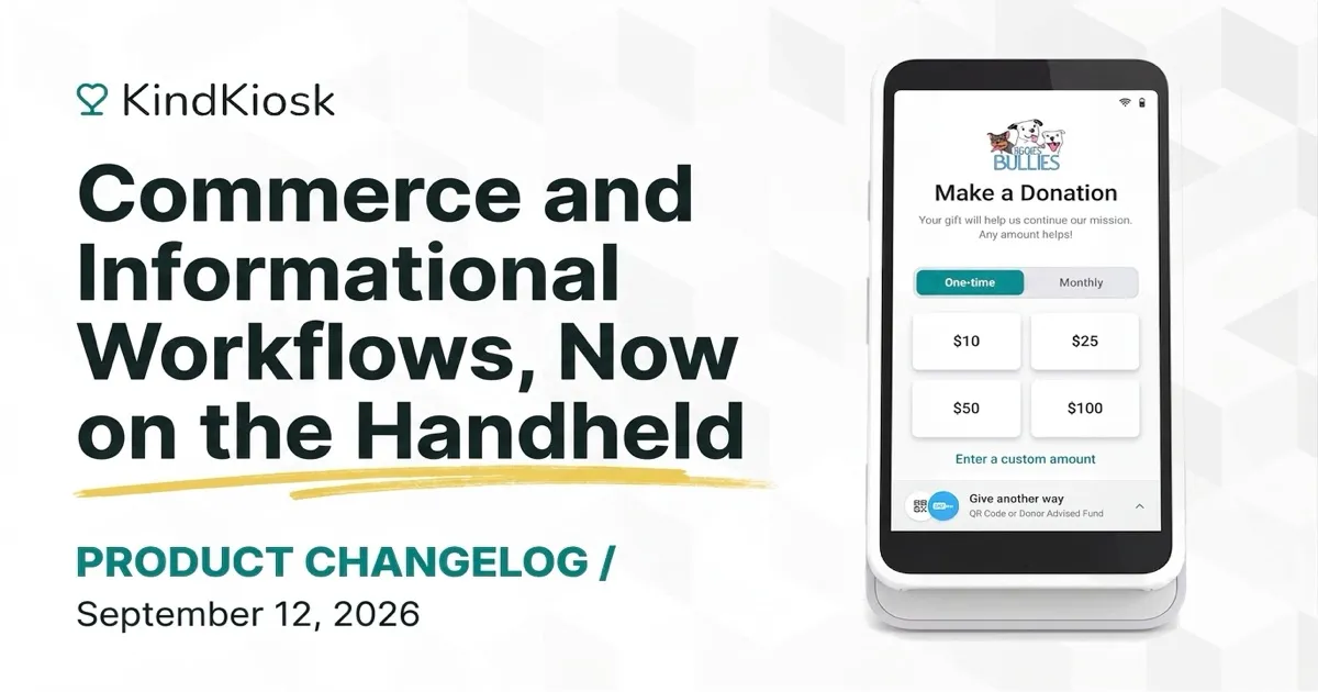 Commerce and Informational Workflows, Now on the Handheld