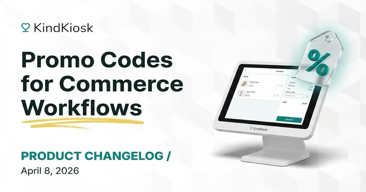 Promo Codes for Commerce Workflows