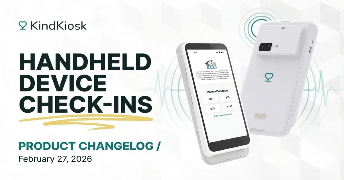 Handheld Device Check-ins