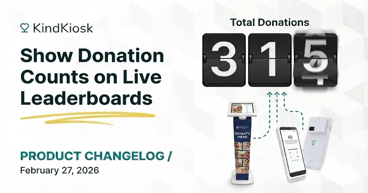 Show Donation Counts on Live Leaderboards