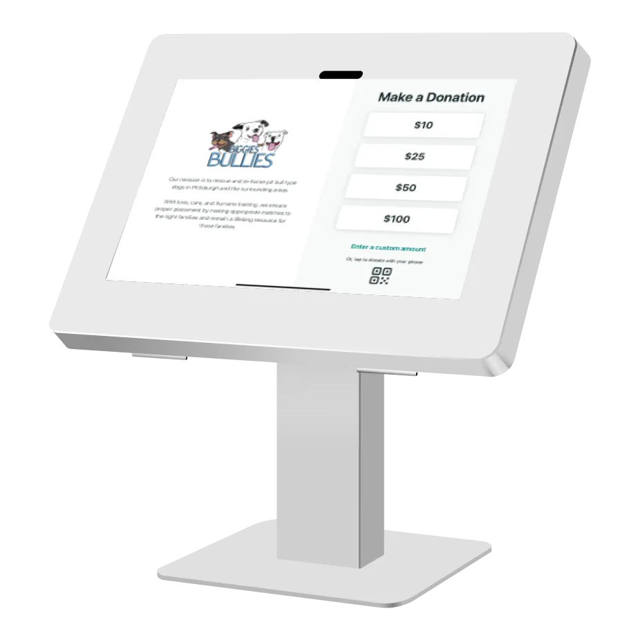 Tabletop kiosk